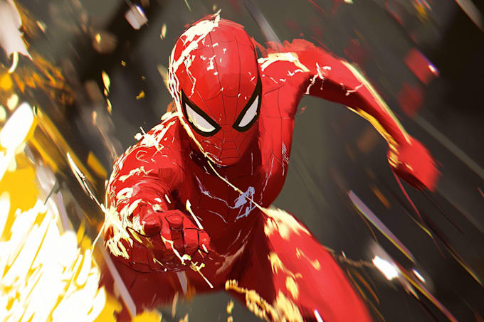 superhero character for comics