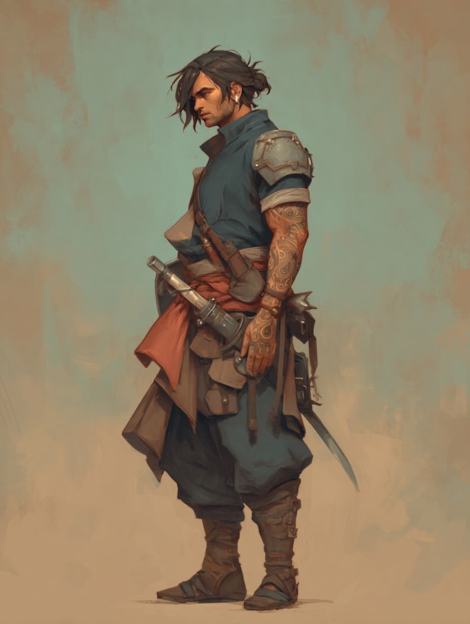 dnd character art and dnd character art
