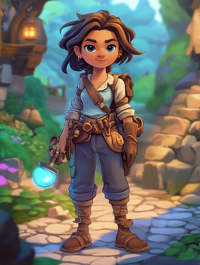 design 2d game character