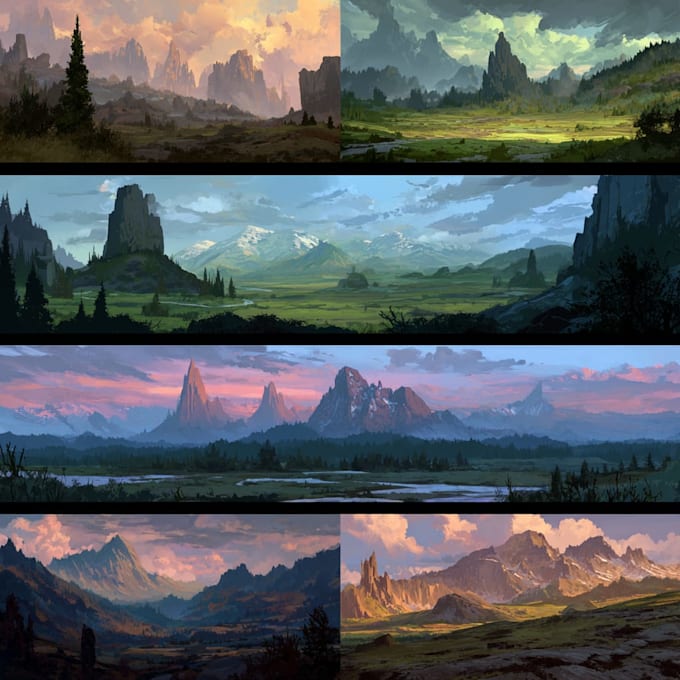 environment concept art landscape design