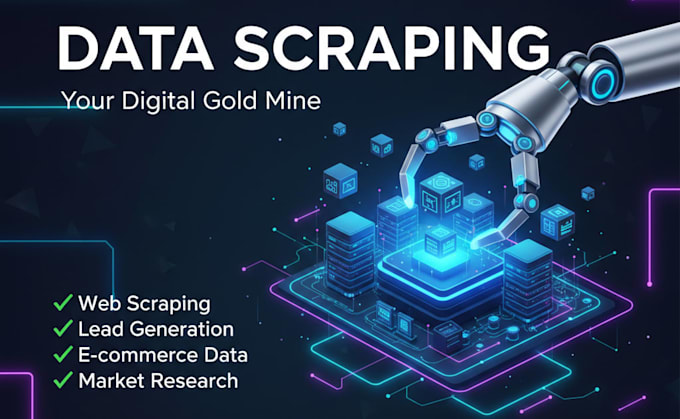 do professional web scraping and data scraping to excel