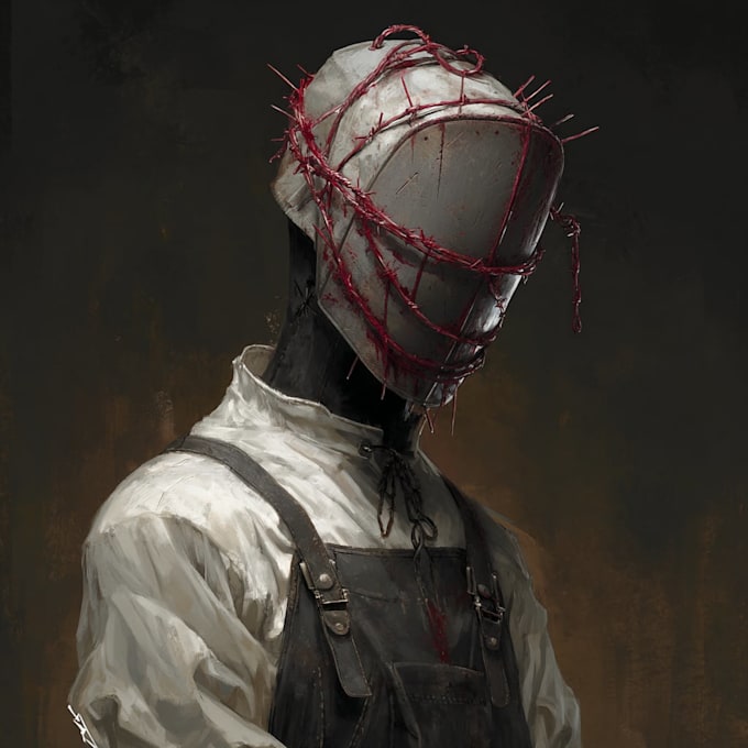 design scary horror creature and character concept art