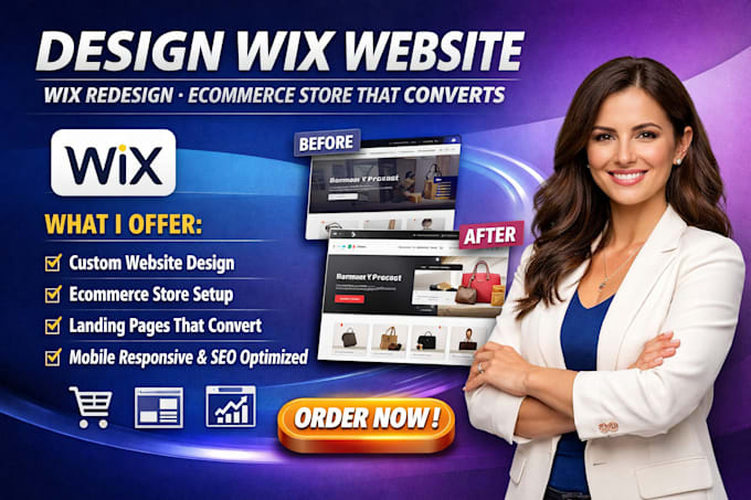 build wix website design wix website redesign wix website wix online store