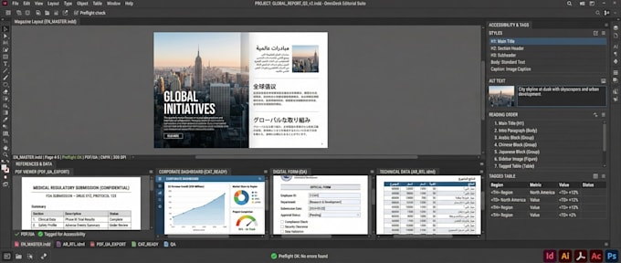 format multilingual translated documents with professional dtp