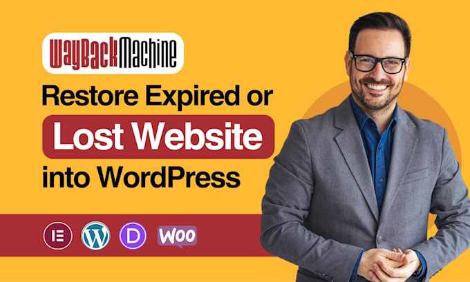 restore expired or lost websites using wayback archive