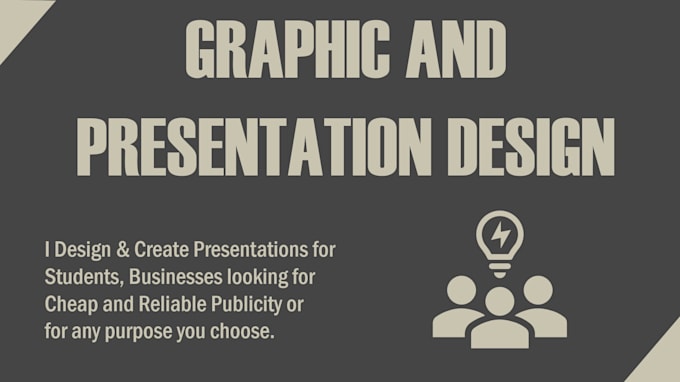 design a clear and professional powerpoint presentation