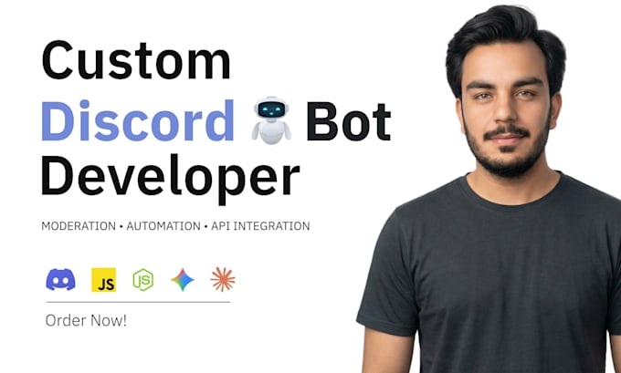 Custom Built Bot Build a professional custom discord bot by Ahmadkhattak565 | Fiverr