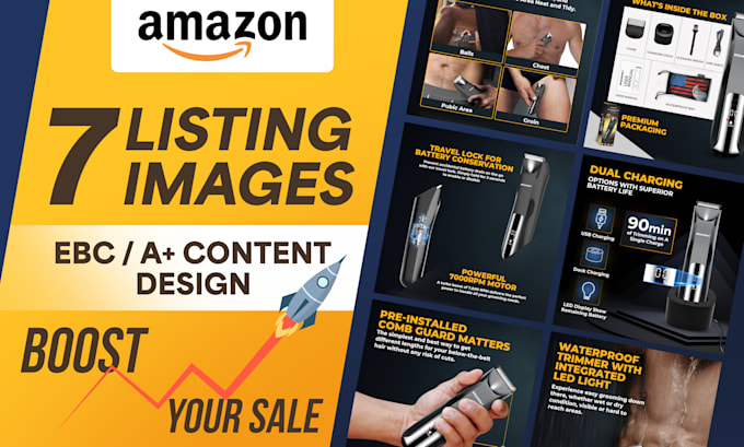 design amazon listing images and a plus content