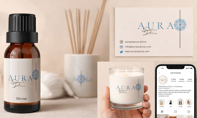 design a modern minimalist logo for brands and beauty