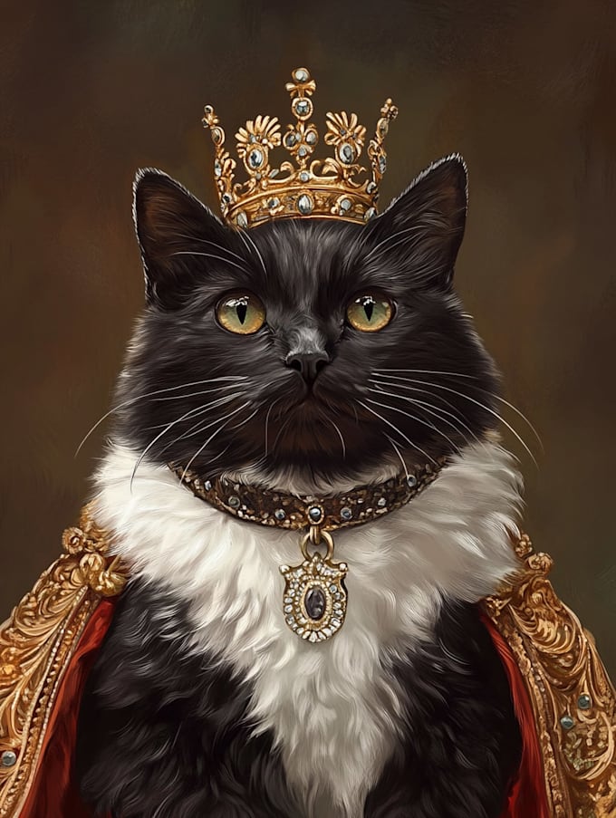 create a custom pet portrait