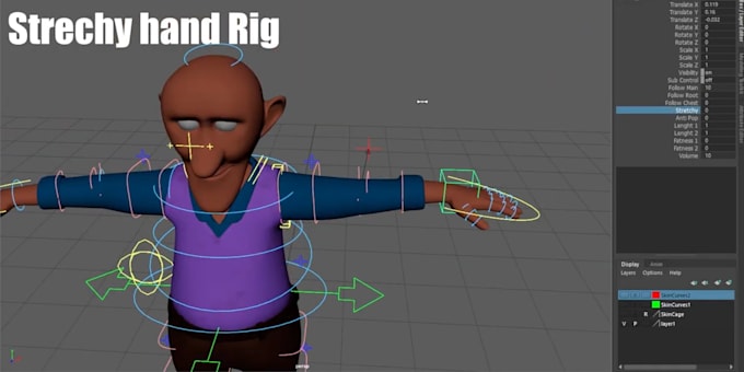 Animaze 3d character rig for twitch with ik,fk, facial setup, animation ...