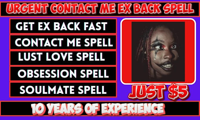 Cast black magic get ex back binding lust spell love spell obsession ...