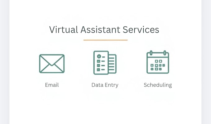 handle email, data entry, and scheduling