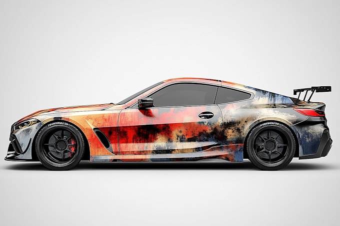 do van wrap, car wrap, vehicle wrap, car wrap design