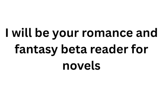 be sapphic romance and urban fantasy beta reader