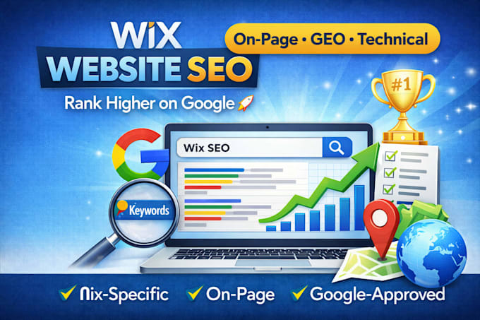 do wix website onpage SEO, GEO and technical optimization