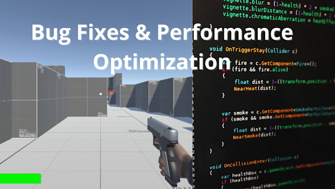 Fix bugs in your unity game and optimize performance by Eliscap123 | Fiverr