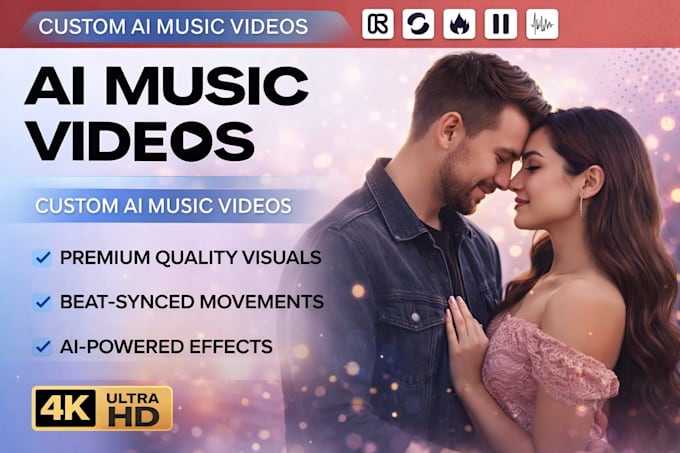 able to make song videos by using ai