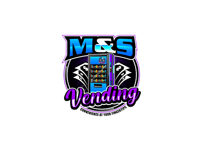 create creative and good looking vending machine logo design