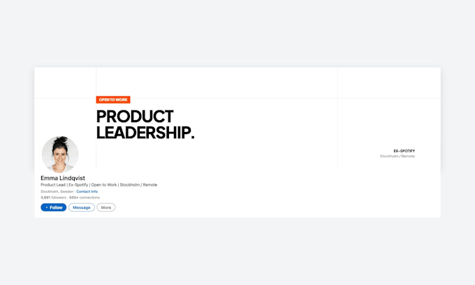 Design a premium and professional linkedin banner within 24hrs by ...