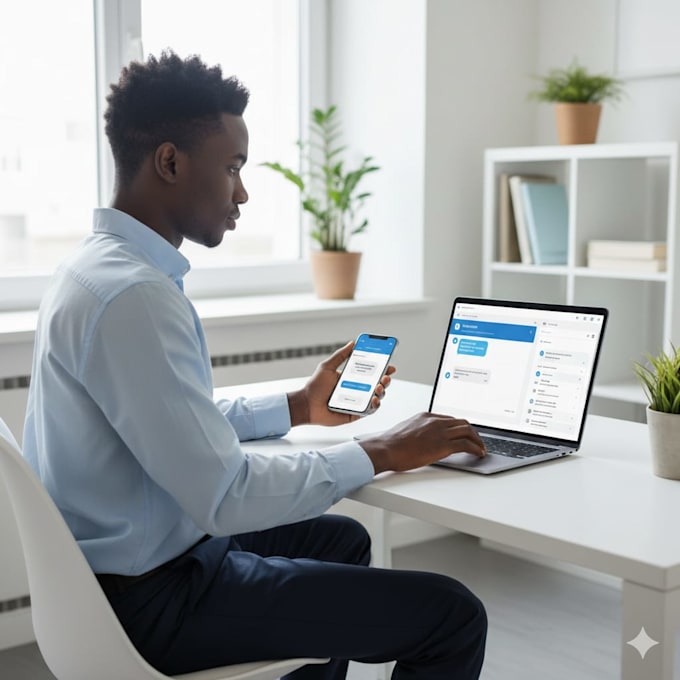 assistant virtuel  support client par messages