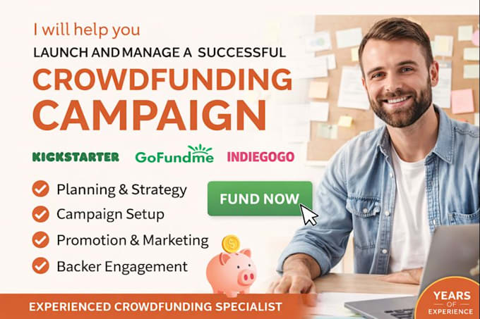 create, launch, and promote your crowdfunding campaign