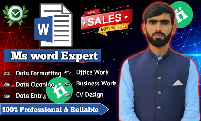 create, edit, format, design and fix microsoft word file