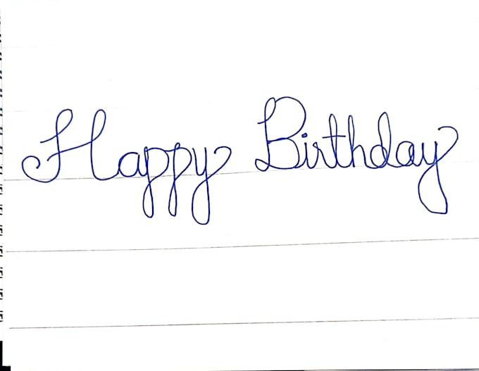 provide hand written letters and hand written notes