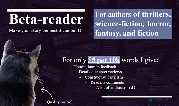beta read or alpha read   affordable no ai