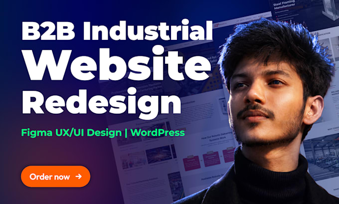 design or redesign a b2b industrial and manufacturing website UI UX