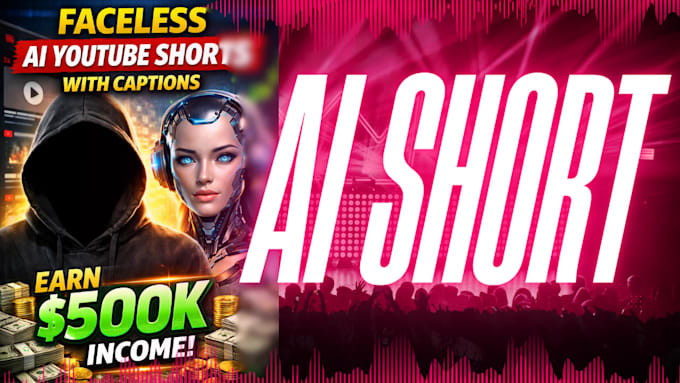 create faceless youtube ai shorts with captions to earn