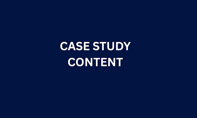 write impactful content for a case study, power point and presentation