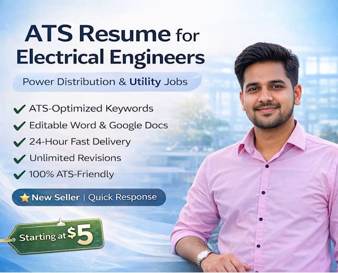 create ats resume for electrical engineers and utility jobs