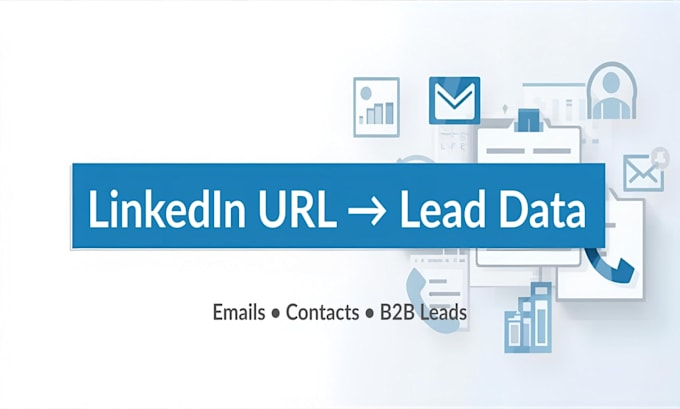 extract emails and business data from linkedin urls