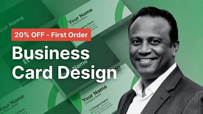 modern visiting card design for your brand