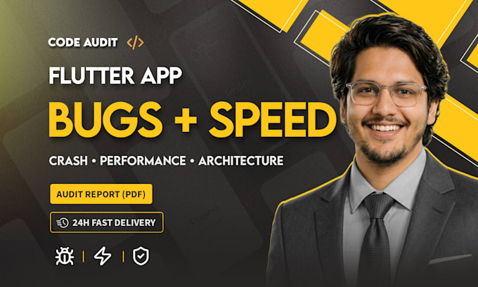 audit flutter app code for bugs, performance, and security