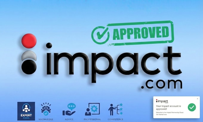 get your impact affiliate account and marketplace approved