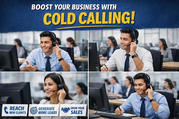 do telemarketing, cold calling and sales and appointments