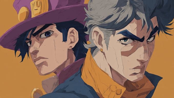 draw you in jojos bizarre adventure style