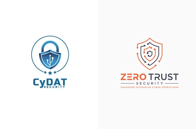 design tech crypto security technology logo