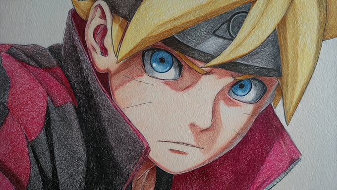 draw you in naruto or boruto style
