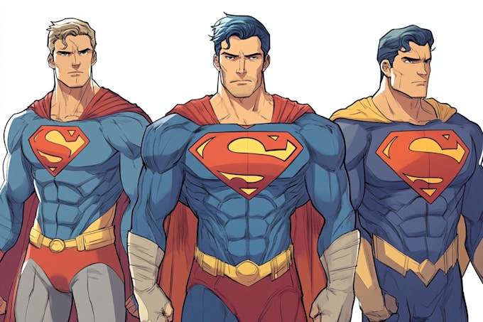superhero character for comics
