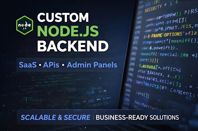 Costruisci un'app saas o web personalizzata usando nodejs