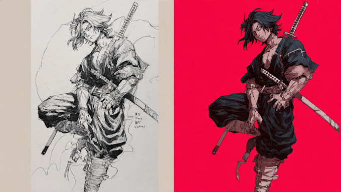 sketch you anime sketch art