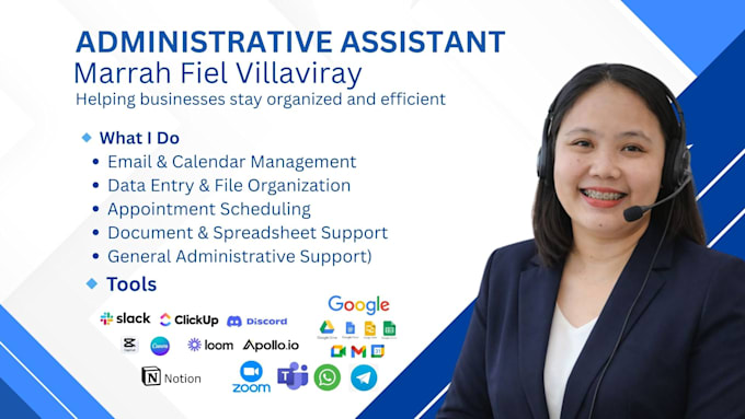 be your reliable administrative assistant