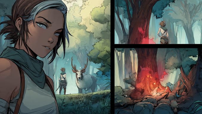 draw a comic page for you