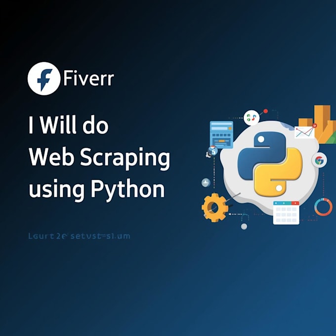do web scraping, data extraction and automation using python