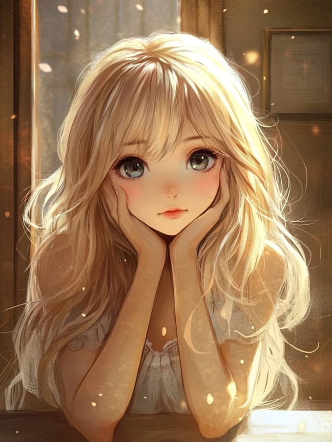 illustrate your character in cartoonish or marvel anime