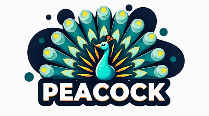 design outstanding peacock bird logo with express delivery