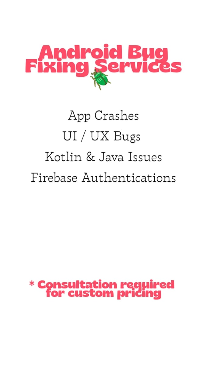 fix android app bugs in kotlin and firebase
